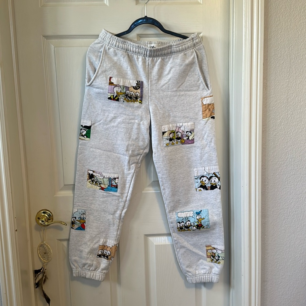Disney sweatpants size S Huey, Dewey, Louie, and Donald Duck